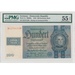 Deutschland, KUPONAUSGABEN, 100 Deutsche Mark 1948 - PMG 55 EPQ