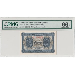 Deutschland, 50 Deutsche Pfennig 1948 - 7-stellig Seriennummer - PMG 66 EPQ