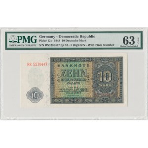 Deutschland, 10 Deutsche Mark 1948 - 7-stellig Seriennummer - PMG 63 EPQ