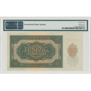 Deutschland, 50 Deutsche Mark 1948 - zwei Buchsteben Serie - PMG 67 EPQ