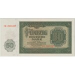 Niemcy, 50 marek 1948 - dwuliterowa seria - PMG 67 EPQ