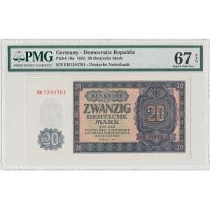 Deutschland, 20 Deutsche Mark 1955 - PMG 67 EPQ