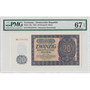 Niemcy, 20 marek 1955 - PMG 67 EPQ