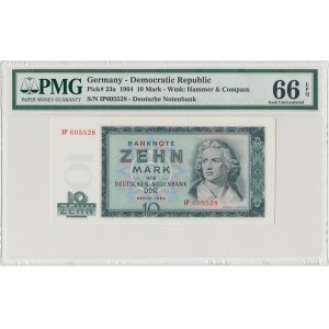 Deutschland, 10 Mark 1964 - PMG 66 EPQ