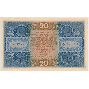 Czechosłowacja, 20 koron 1919