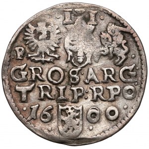 Zygmunt III Waza, Trojak Poznań 1600 - litera P