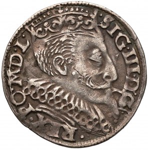 Zygmunt III Waza, Trojak Bydgoszcz 1596 - róża / PO