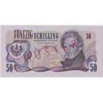 Austria, MUSTER/SPECIMEN 50 Shilling 1970 - PMG 66 EPQ