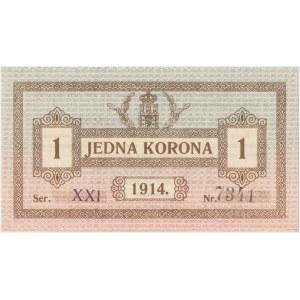 Lwów, 1 korona 1914 - Ser. XXI 
