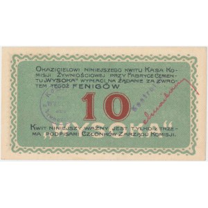 Wysoka, 10 fenigów 1917