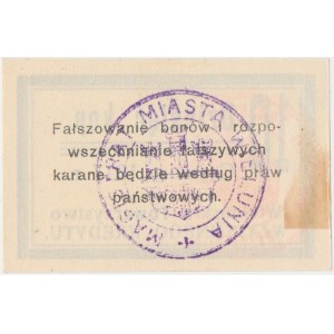 Wieluń, Towarzystwo Wzajemnego Kredytu, 10 kopiejek 1917 - czerwiec