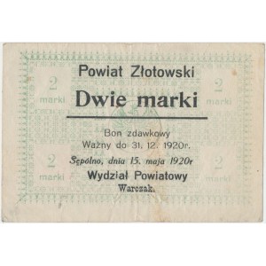 Sępólno, 2 marki 1920