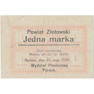 Sępólno, 1 marka 1920