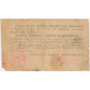 Sandomierz, 1 korona 1919