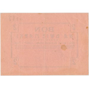 Trzebinia, Przemysł naftowy, 2 marki (ważne do 1922)