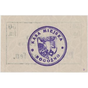 Rogoźno, 50 fenigów (1919) - z polskim stemplem