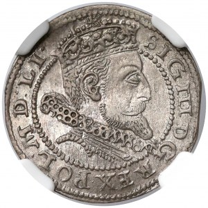 Zygmunt III Waza, Grosz Kraków 1605 - SIG.III - piękny