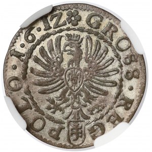 Zygmunt III Waza, Grosz Kraków 1612 - b. ładny