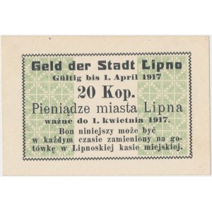Lipno, 20 kopiejek (1916) ważne do 1.4.1917