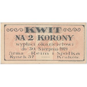 Kraków, Reim i Spółka, 2 korony