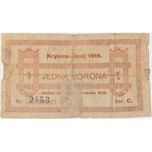 Krynica-Zdrój, 1 korona 1919