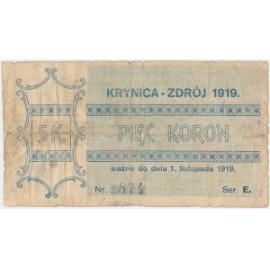 Krynica-Zdrój, 5 koron 1919