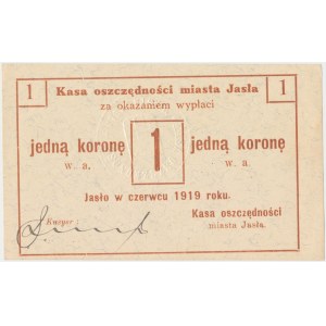 Jasło, 1 korona 1919