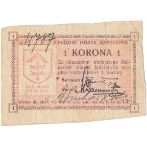 Jędrzejów, 1 korona (1919)
