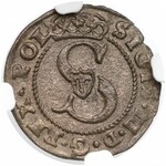 Zygmunt III Waza, Szeląg Wilno 1589 - piękny i rzadki