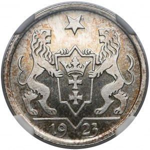 Gdańsk, LUSTRZANKA 1 gulden 1923 - NGC PF65