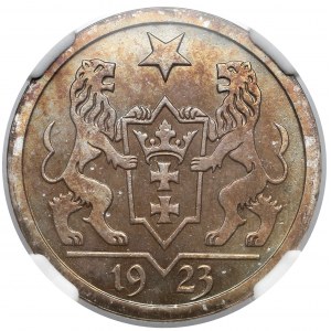Gdańsk, LUSTRZANKA 2 guldeny 1923 - NGC PF66