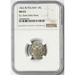 10 polish groats 1822 IB - ex. Otto Horn - NGC MS63