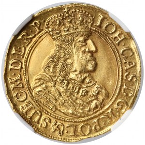 Jan II Kazimierz, Dukat Gdańsk 1662 DL