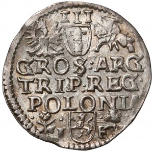 Zygmunt III Waza, Trojak Wschowa 1596 - Snopek bez korony