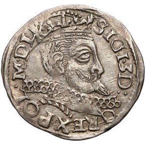 Zygmunt III Waza, Trojak Wschowa 1597 - rurkowa kryza
