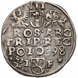Zygmunt III Waza, Trojak Wschowa 1598 - kwiat - POIO