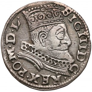 Zygmunt III Waza, Trojak Wschowa 1599 - węższe pop. 