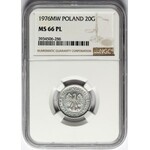 20 groszy 1976 - Proof Like - NGC MS66 PL