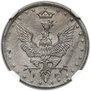 Królestwo Polskie, 5 fenigów 1917 - NGC MS61