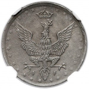 Królestwo Polskie, 5 fenigów 1918 - NGC MS61