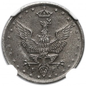 Królestwo Polskie, 5 fenigów 1918 - NGC MS63