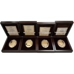 Polish Mint, 671 grams of GOLD Fabergé eggs (8pcs)