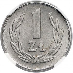 1 złoty 1957 - NGC MS63