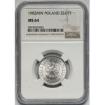 1 złoty 1982 - NGC MS64