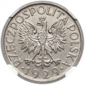 1 złoty 1929 - NGC MS62