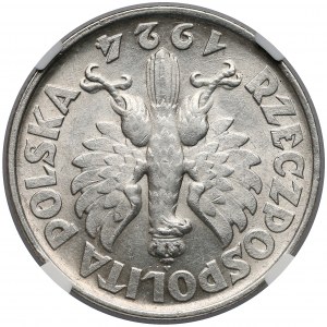 Kobieta i kłosy 2 złote 1924 Filadelfia - NGC UNC