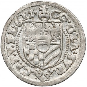 Karol II, 3 krajcary Oleśnica 1612 - Bazylius - b. ładny
