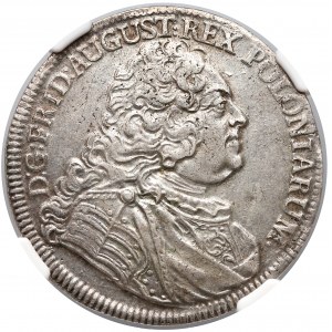 August III Sas, 2/3 talara (gulden) 1742 FWóF, Drezno