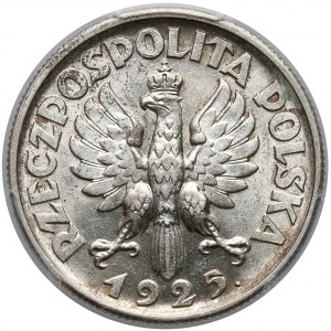 Kobieta i kłosy 2 złote 1925 Londyn - PCGS AU58