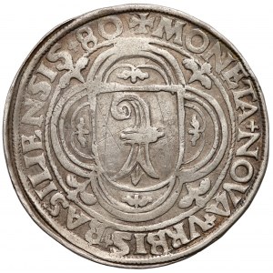Switzerland, Basel, Guldenthaler = 60 Kreuzer 1580